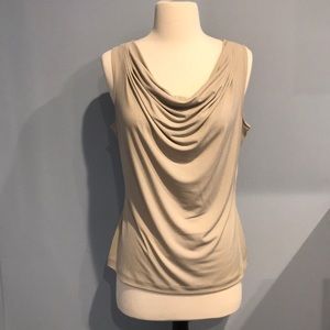 Calvin Klein Draped Sleeveless Top